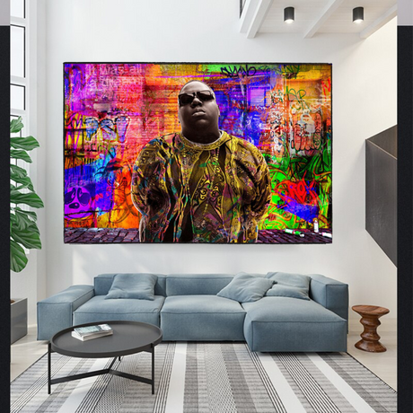 ChandeliersDecor.com-Musicians Wall Art-Illuminating Biggie Smalls Poster - Authentic & Vibrant