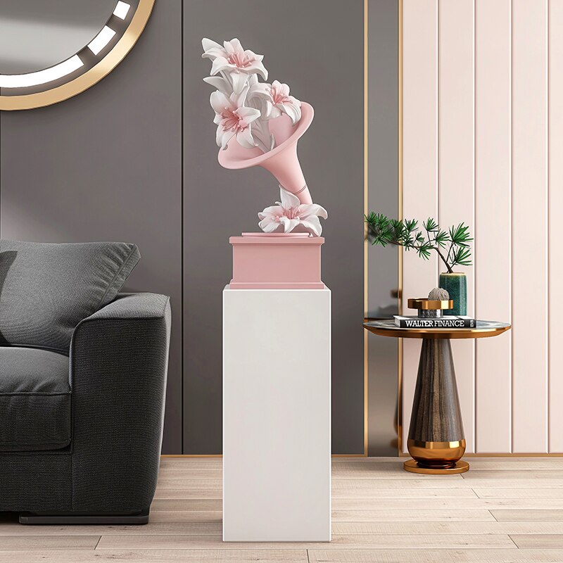 ChandeliersDecor.com-Supreme Sculptures-Interior Home Decoration Flower Statue Ornament