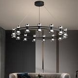 ChandeliersDecor.com-Chandeliers-Italian Copper - Glass Ribbon Chandelier
