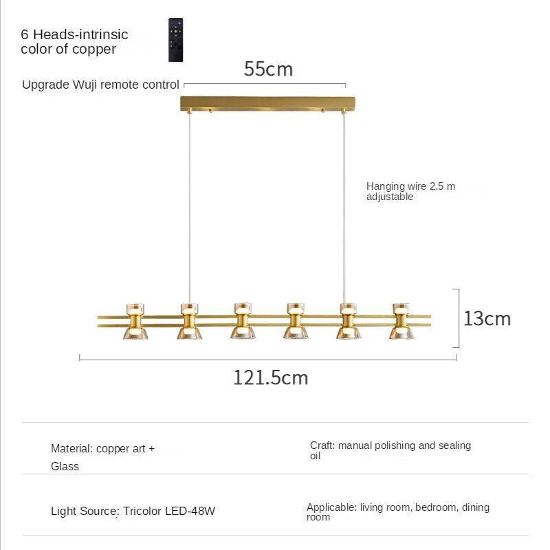 ChandeliersDecor.com-Chandeliers-Italian Copper - Glass Ribbon Chandelier