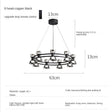 ChandeliersDecor.com-Chandeliers-Italian Copper - Glass Ribbon Chandelier