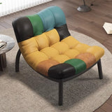 ChandeliersDecor.com-Sofa Chairs and Stools-Italian Cow Leather Designer Lazy Chair