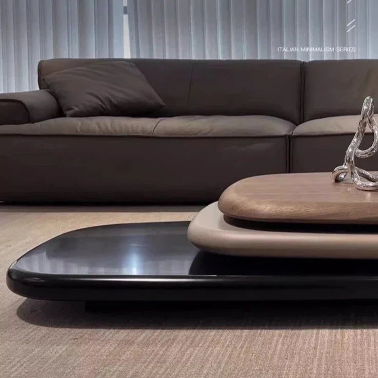 ChandeliersDecor.com-Coffee Tables-Italian Design Pebbles Rotating Coffee Table