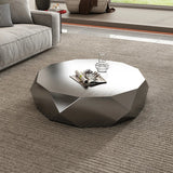 ChandeliersDecor.com-Coffee Tables-Italian Designer Auxiliar Metal Coffee Table