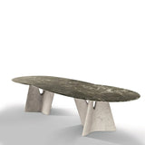 ChandeliersDecor.com-Dining Tables-Italian Designer Marble Skeleton Dining Table