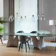 ChandeliersDecor.com-Dining Tables-Italian Designer Marble Skeleton Dining Table