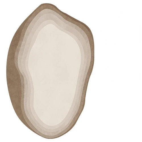 ChandeliersDecor.com-Rugs & Carpets-Italian Designer Oval Linear Rug
