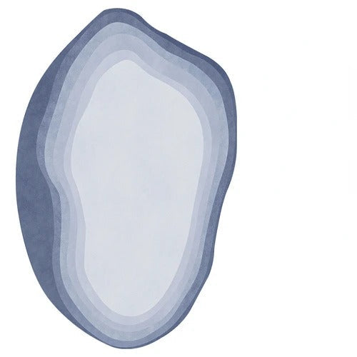 ChandeliersDecor.com-Rugs & Carpets-Italian Designer Oval Linear Rug