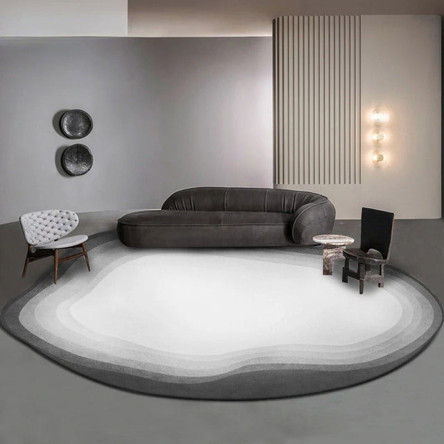 ChandeliersDecor.com-Rugs & Carpets-Italian Designer Oval Linear Rug