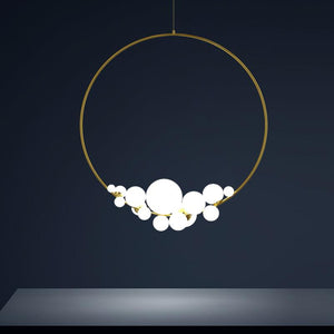 ChandeliersDecor.com-Chandeliers-Italian Designer Ring Lighting - Exquisite Elegant Design