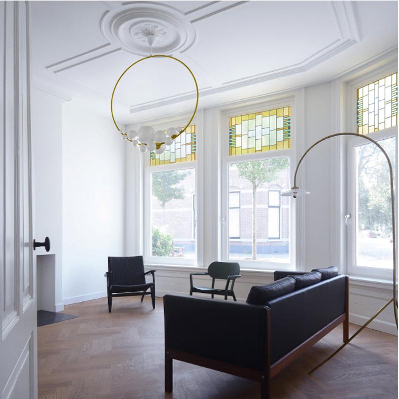 ChandeliersDecor.com-Chandeliers-Italian Designer Ring Lighting - Exquisite Elegant Design