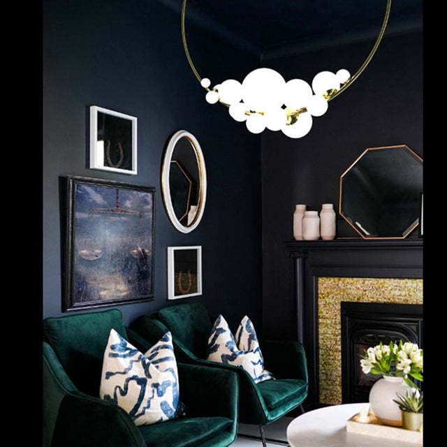 ChandeliersDecor.com-Chandeliers-Italian Designer Ring Lighting - Exquisite Elegant Design