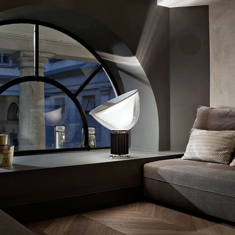 ChandeliersDecor.com-Table Lamp-Italian Flos Radar Glass Shade LED Lamp