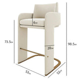 ChandeliersDecor.com-Bar Stools-Italian High Stool for Kitchen Island Counter and Bars