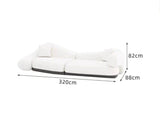 ChandeliersDecor.com-Sofa Set-Italian Minimalist Curved Sofa Set – Timeless Elegance
