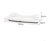 ChandeliersDecor.com-Sofa Set-Italian Minimalist Curved Sofa Set – Timeless Elegance