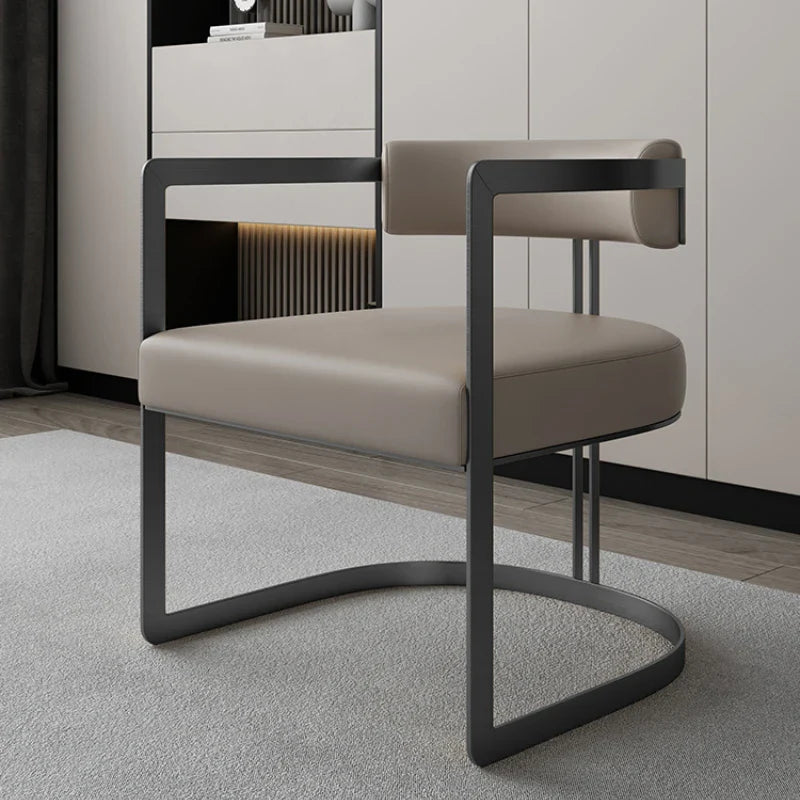 ChandeliersDecor.com-Dining Chairs-Italian Minimalist Light Luxury Dining Chair