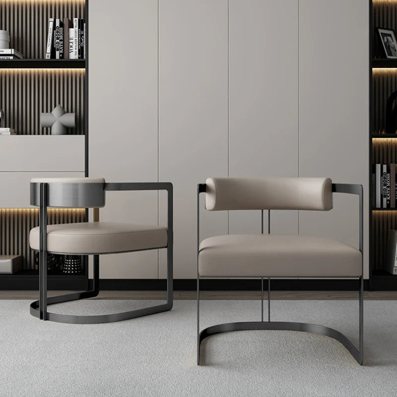 ChandeliersDecor.com-Dining Chairs-Italian Minimalist Light Luxury Dining Chair