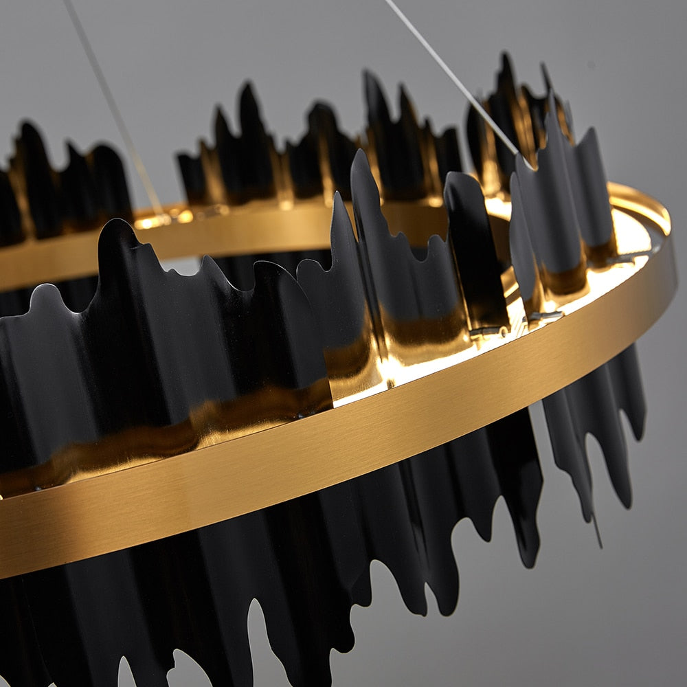 ChandeliersDecor.com-Chandeliers-Italian Ring LED Chandelier With Remote Control