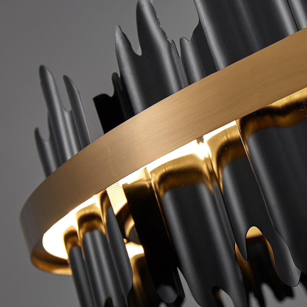 ChandeliersDecor.com-Chandeliers-Italian Ring LED Chandelier With Remote Control