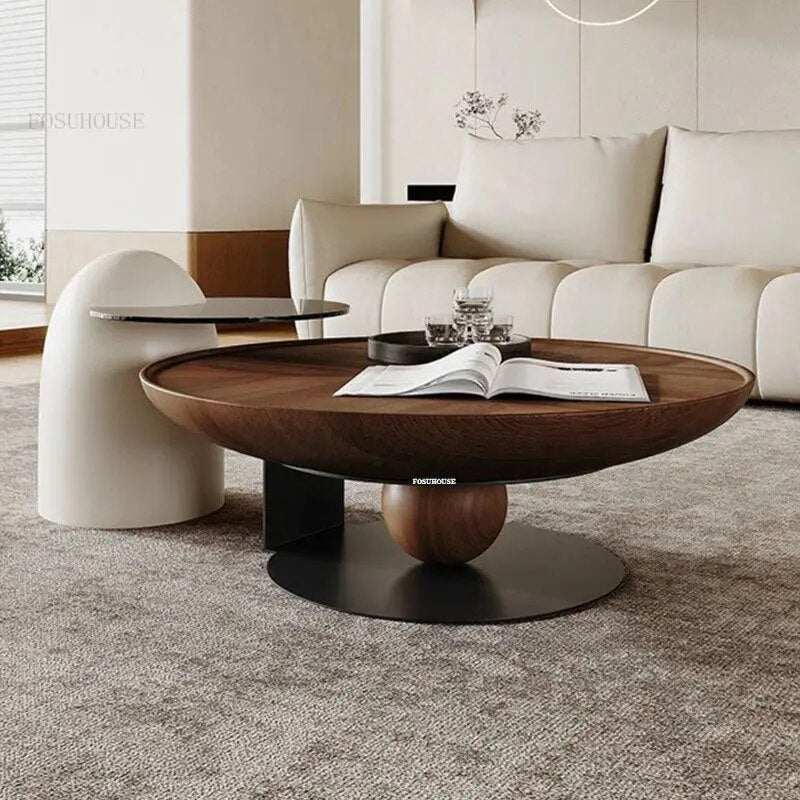 ChandeliersDecor.com-Coffee Tables-Italian Solid Wood Coffee Table