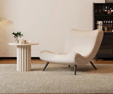 ChandeliersDecor.com-Sofa Chairs and Stools-Italian Style Velvet Wood Legs Sofa Chair