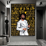 ChandeliersDecor.com-Wall Posters-J Cole Singer Canvas Wall Art: Exceptional Depiction