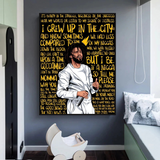 ChandeliersDecor.com-Wall Posters-J Cole Singer Canvas Wall Art: Exceptional Depiction