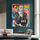 ChandeliersDecor.com-Wall Posters-James Bond Canvas Wall Art - Official 007 Collection