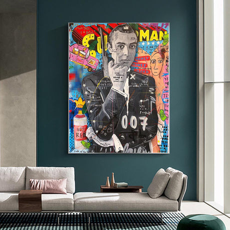 ChandeliersDecor.com-Wall Posters-James Bond Canvas Wall Art - Official 007 Collection