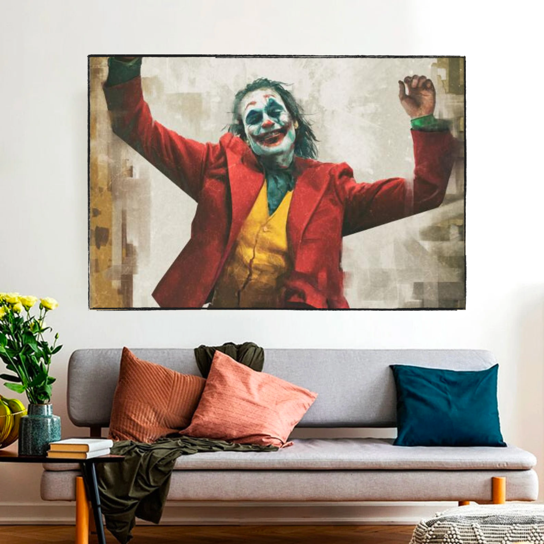 ChandeliersDecor.com-Wall Posters-Joker Movie Canvas Wall Art - Exquisite Décor for Fans