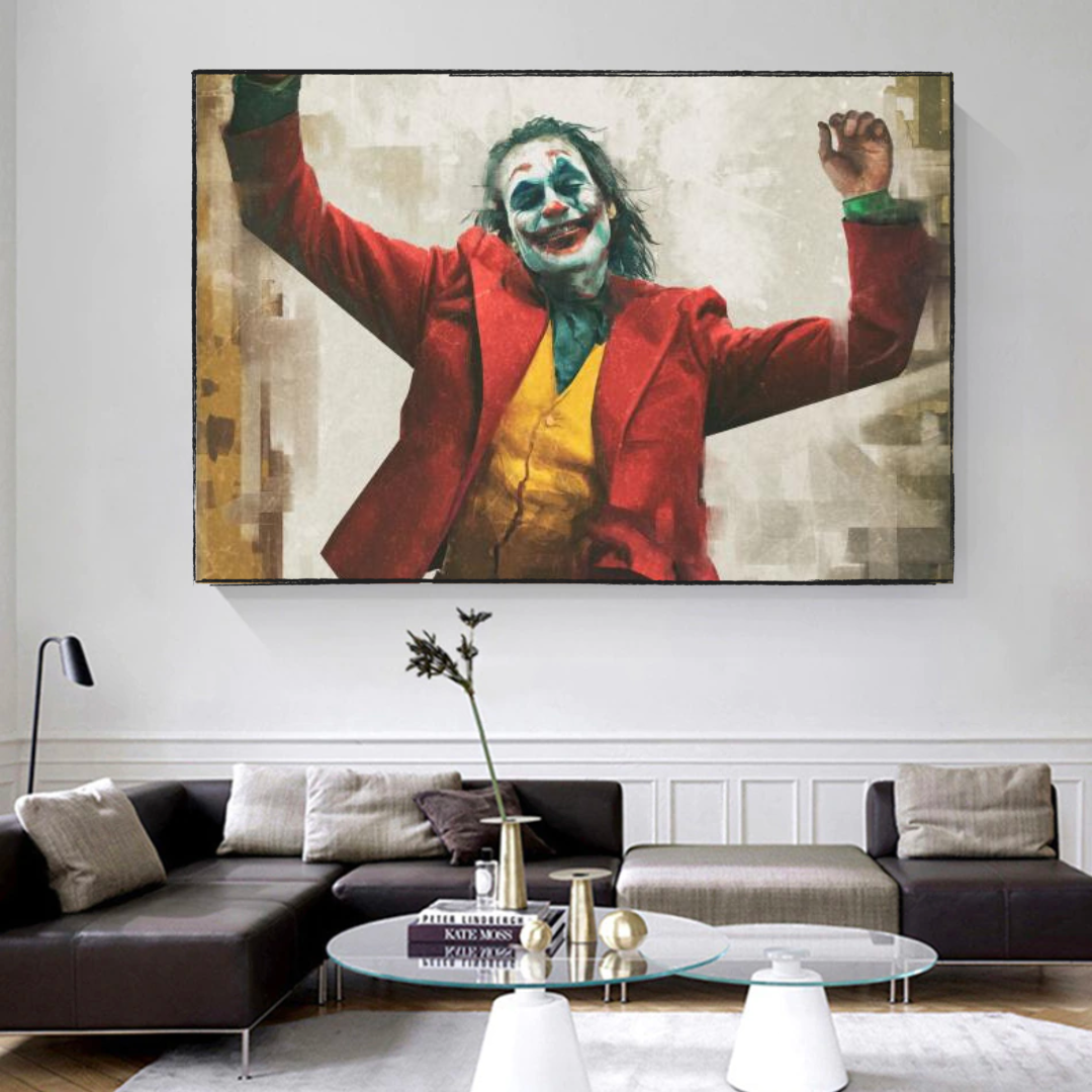 ChandeliersDecor.com-Wall Posters-Joker Movie Canvas Wall Art - Exquisite Décor for Fans