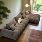 ChandeliersDecor.com-Sofa Set-Juego Stretch Puffs Sectional Sofa Set