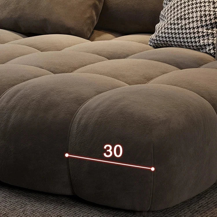 ChandeliersDecor.com-Sofa Set-Juego Stretch Puffs Sectional Sofa Set