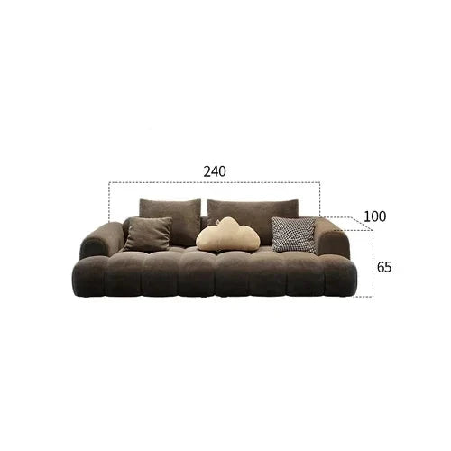 ChandeliersDecor.com-Sofa Set-Juego Stretch Puffs Sectional Sofa Set