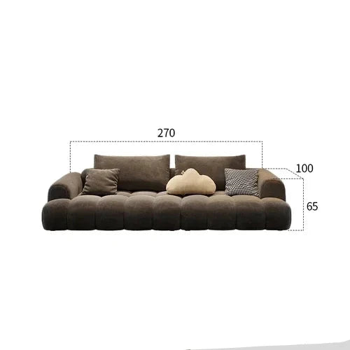 ChandeliersDecor.com-Sofa Set-Juego Stretch Puffs Sectional Sofa Set