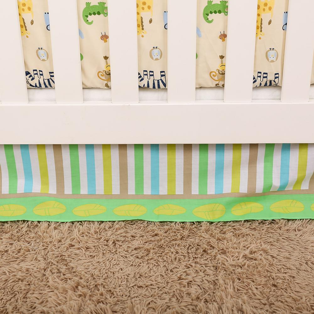 ChandeliersDecor.com-Crib Bedding-Jungle Animals Theme Crib Cot Bedding Set