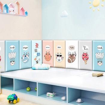 ChandeliersDecor.com-Padded Walls-Jungle Safari Animals Kids Wall Padded Safety Cushions