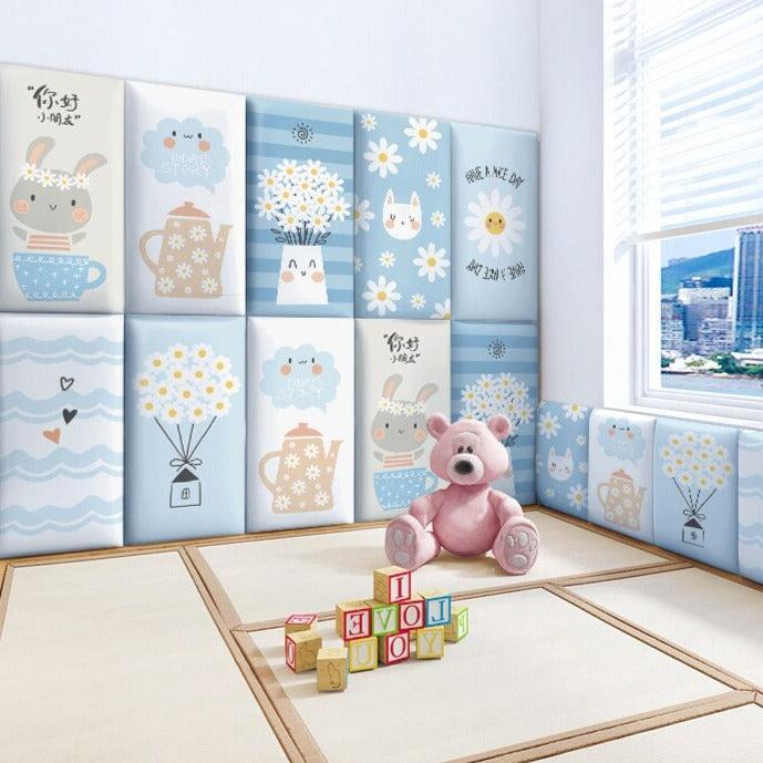 ChandeliersDecor.com-Padded Walls-Jungle Vines Kids Wall Padded Safety Cushions Set