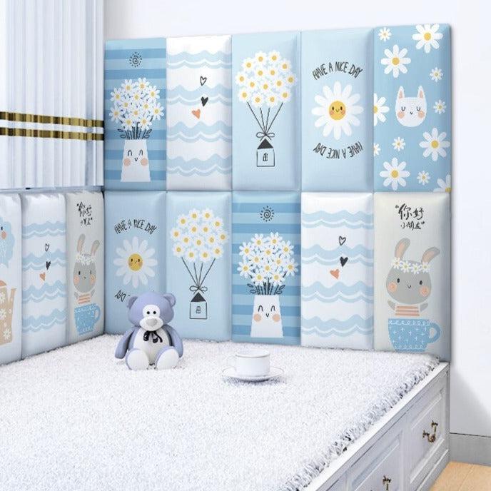 ChandeliersDecor.com-Padded Walls-Jungle Vines Kids Wall Padded Safety Cushions Set