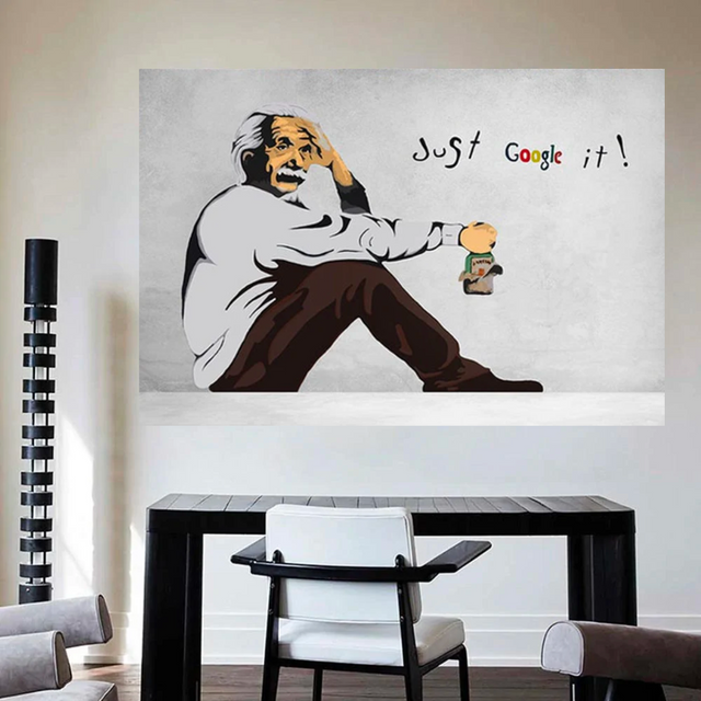 ChandeliersDecor.com-Wall Posters-Just Google It Street Art - Explore Vibrant Urban Art