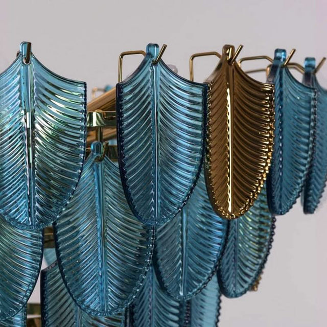 K9 Crystal Leaf Chandelier: Exquisite Lighting Fixture-ChandeliersDecor.com