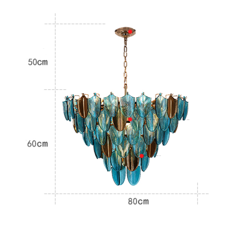 ChandeliersDecor.com-Chandeliers-K9 Crystal Leaf Chandelier: Exquisite Lighting Fixture