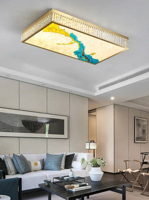 ChandeliersDecor.com-Ceiling Chandelier-K9 Crystal Luxury LED Chandelier - Multi-Color Crystal Elegance