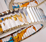 ChandeliersDecor.com-Ceiling Chandelier-K9 Crystal Luxury LED Chandelier - Multi-Color Crystal Elegance
