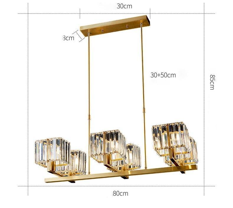 ChandeliersDecor.com-Chandeliers-K9 Crystal Pendants Chandelier - Illuminate with Elegance