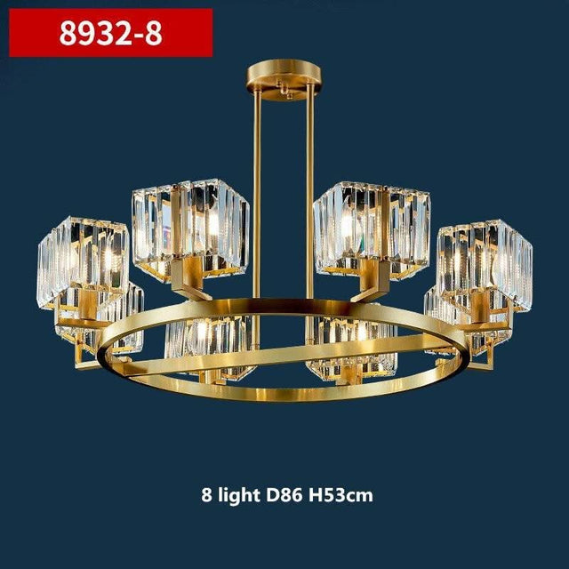 K9 Crystal Pendants Chandelier - Illuminate with Elegance-ChandeliersDecor.com