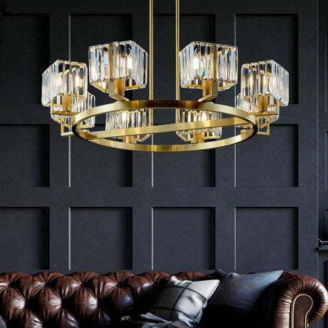 ChandeliersDecor.com-Chandeliers-K9 Crystal Pendants Chandelier - Illuminate with Elegance