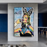 ChandeliersDecor.com-Kate Moss Wall Art-Kate Moss Art by Alec Monopoly - Limited Edition