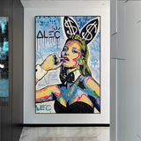 ChandeliersDecor.com-Kate Moss Wall Art-Kate Moss Art by Alec Monopoly - Limited Edition